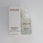 Epiglam face serum vitamin C bottle and box 